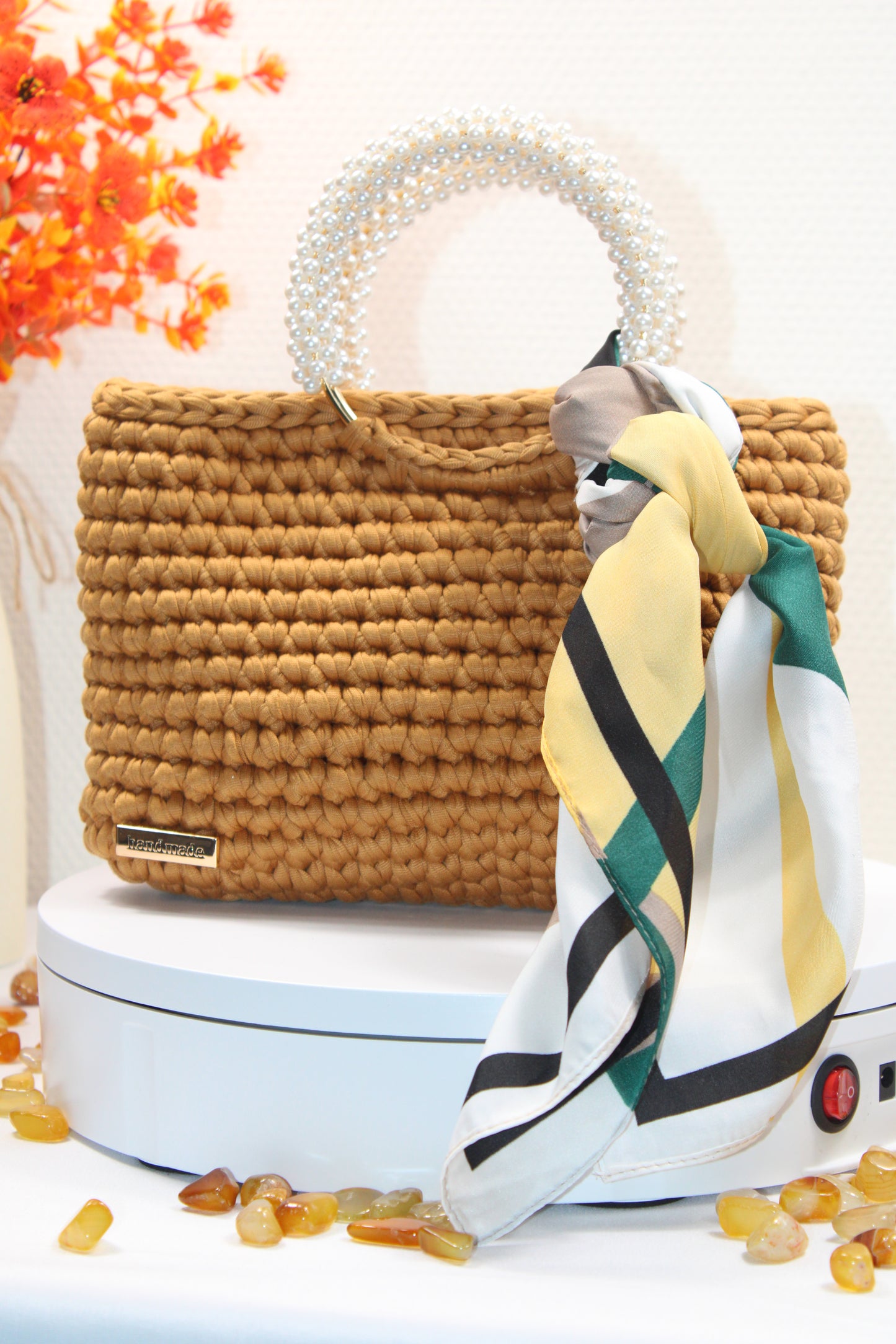 SAC A MAIN CROCHET FLORE